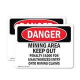 Mining Area Keep Out