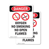 Oxygen No Smoking No Open Flames