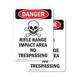 Rifle Range Impact Area No Trespassing