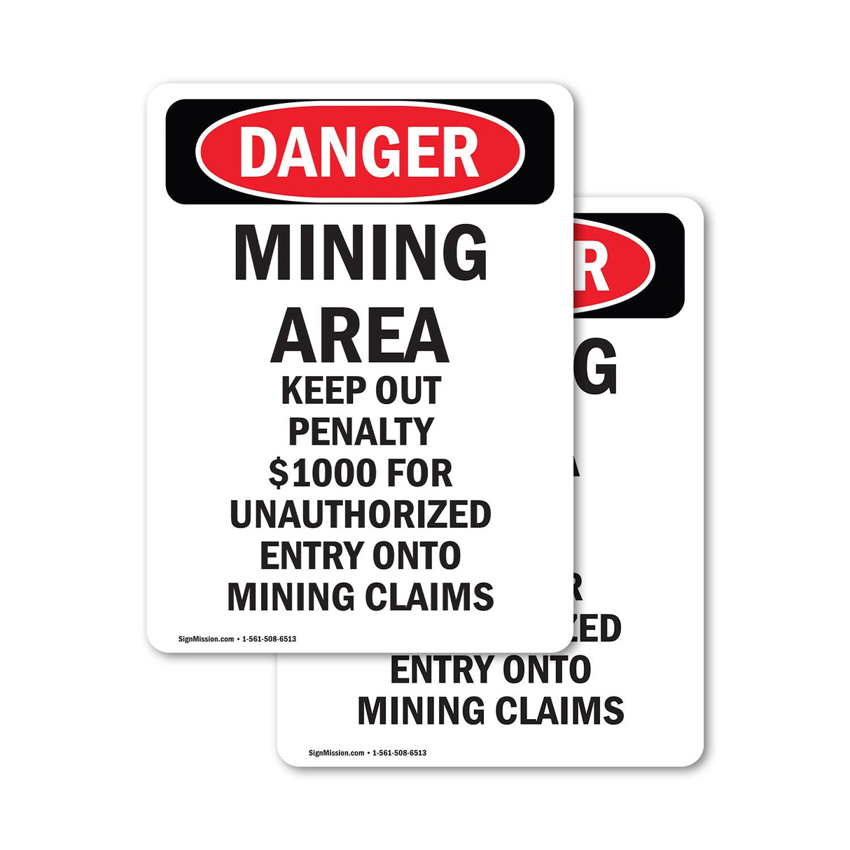Mining Area Keep Out