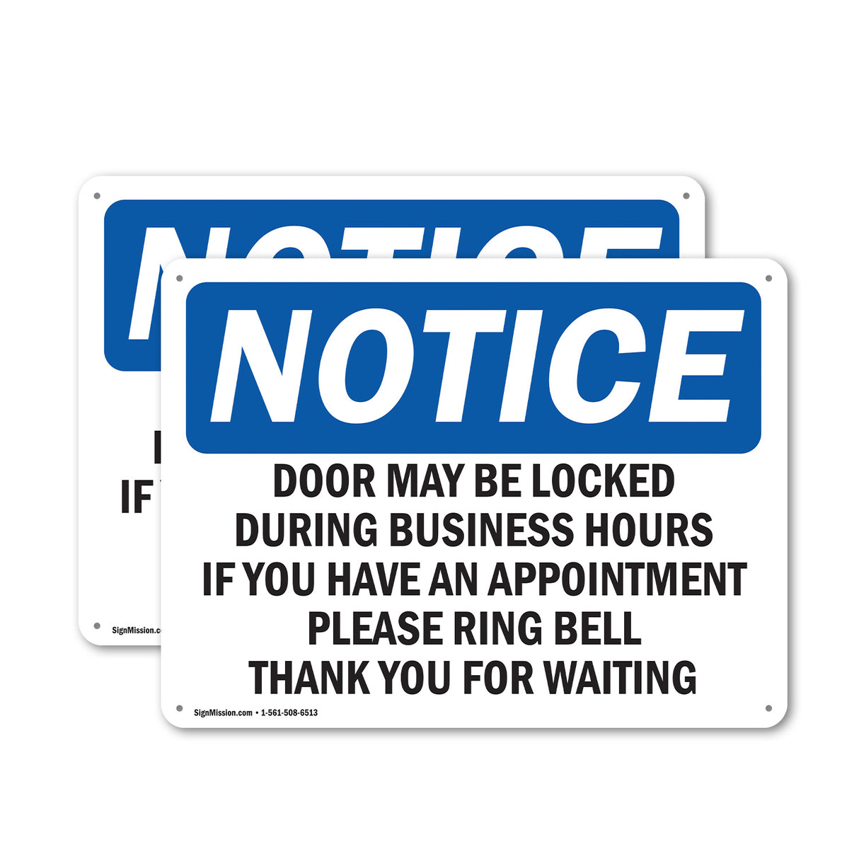Door May Be Locked During Business Hours