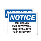 Fall Hazard Fall Protection Required 4 Feet