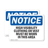 High Vis Clothing Or Vest Must Be Worn