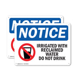 Irrigated With Reclaimed Water
