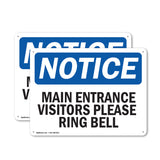 Main Entrance Visitors Please Ring Bell