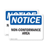 Non-Conformance Area