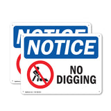 NOTICE No Digging