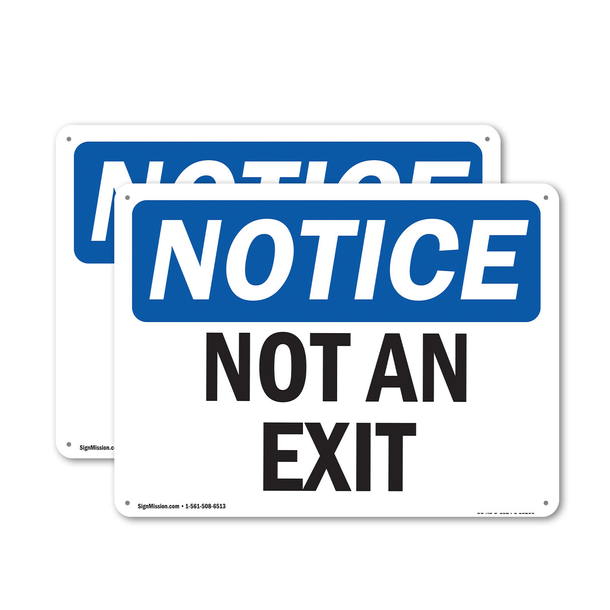NOTICE Not An Exit