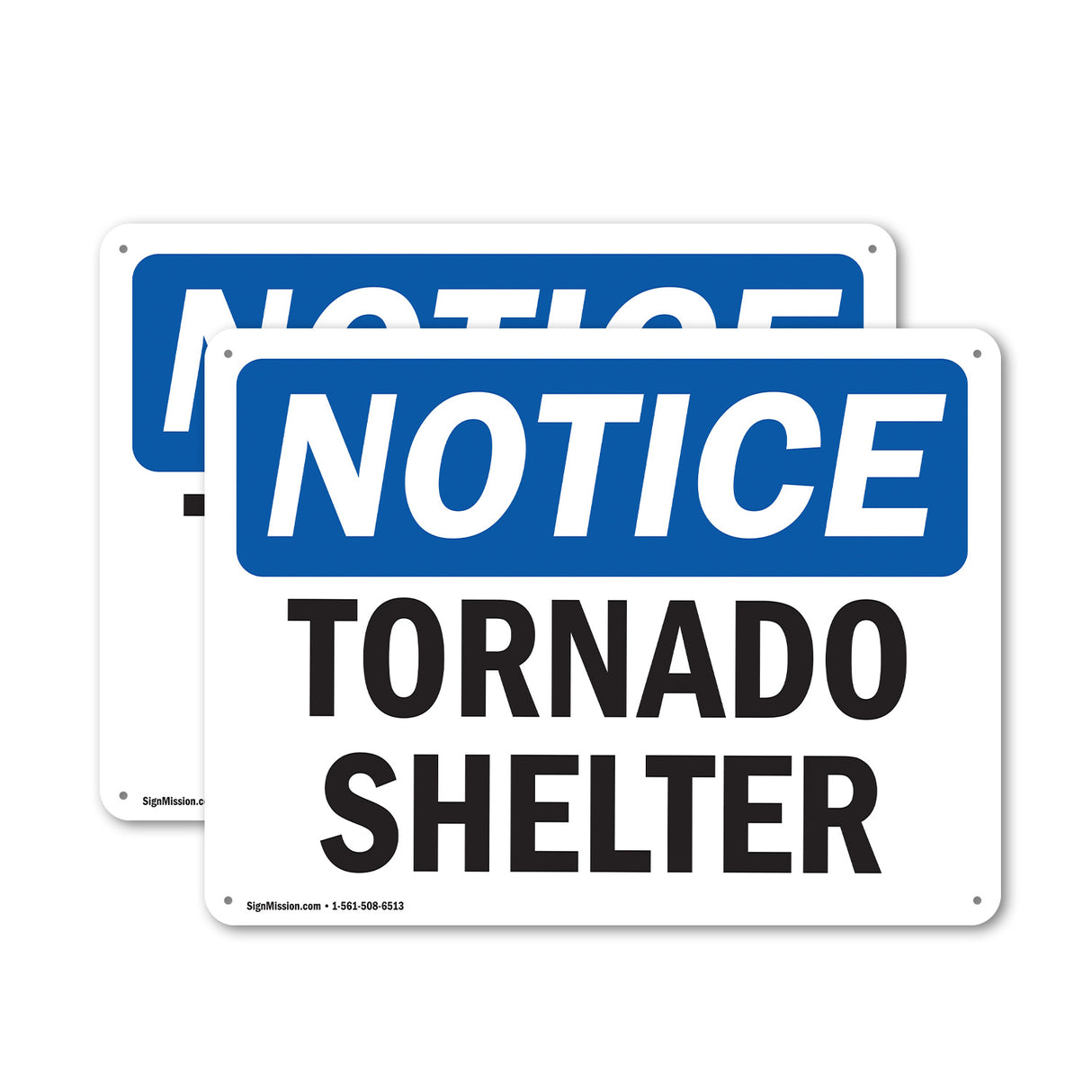 NOTICE Tornado Shelter