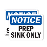 Prep Sink Only