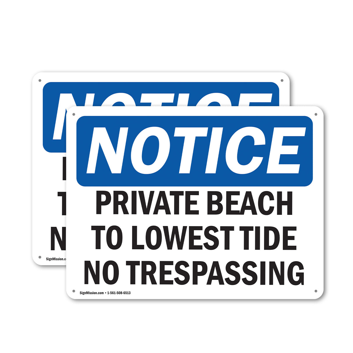 Private Beach To Lowest Tide No Trespassing