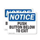 Push Button Below To Exit