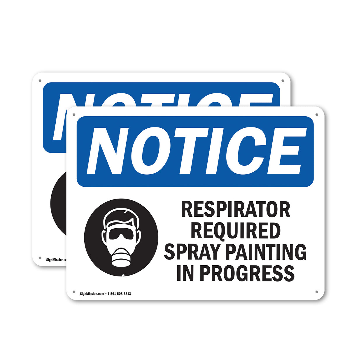 Respirator Required Spray Painting