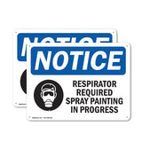 Respirator Required Spray Painting