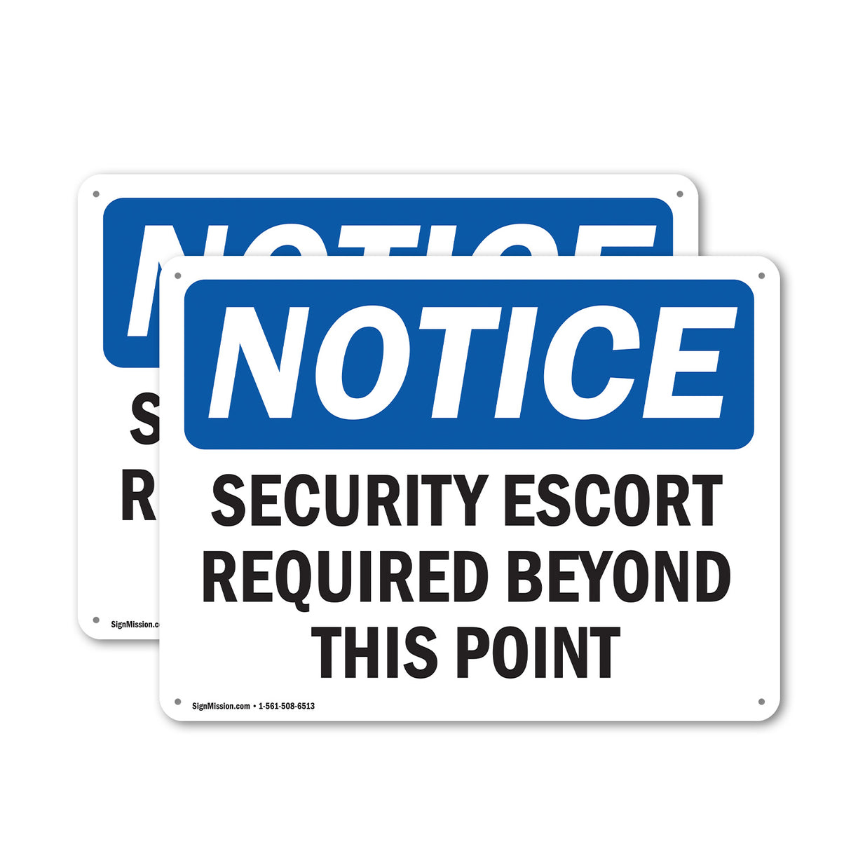 Security Escort Required Beyond This Point