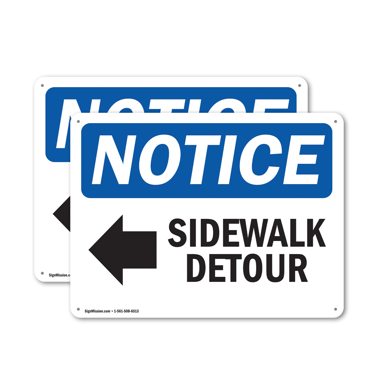 Sidewalk Detour [Left Arrow]