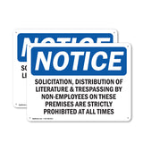 Solicitation, Distribution Of Literature