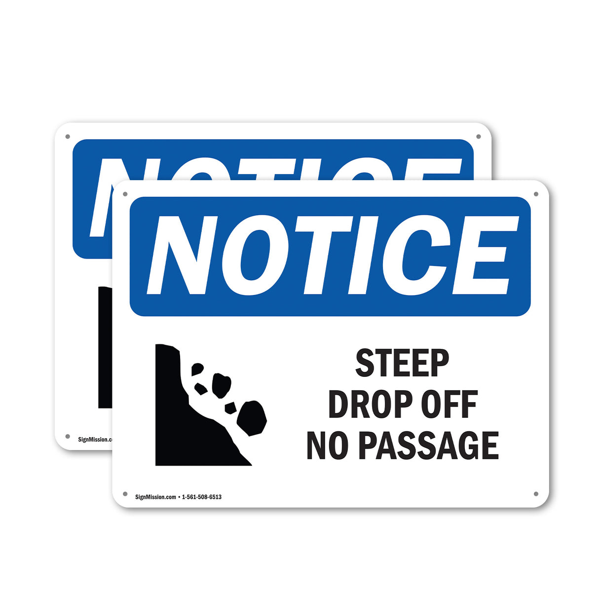 Steep Drop Off No Passage