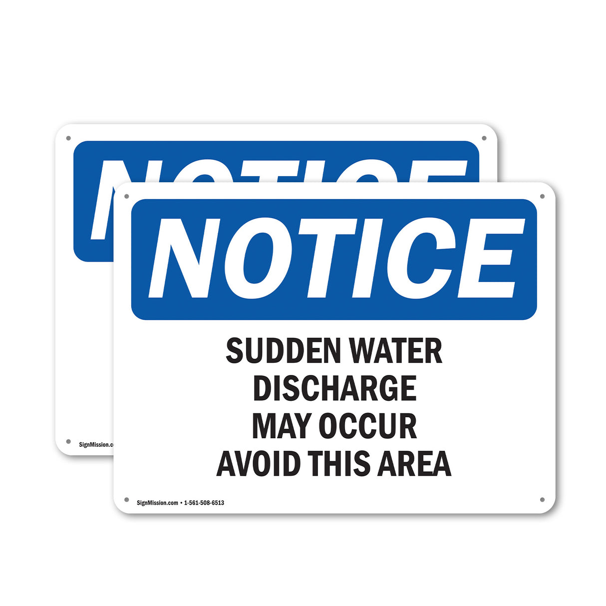 Sudden Water Discharge May Occur Avoid This Area