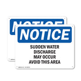 Sudden Water Discharge May Occur Avoid This Area