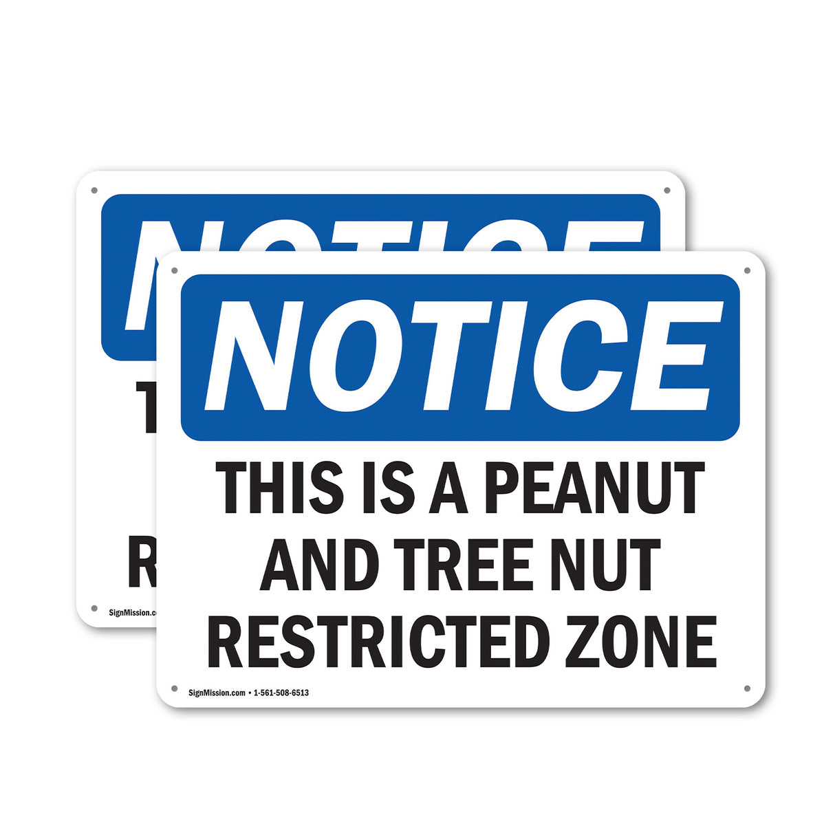 This Is A Peanut And Tree Nut Restricted Zone