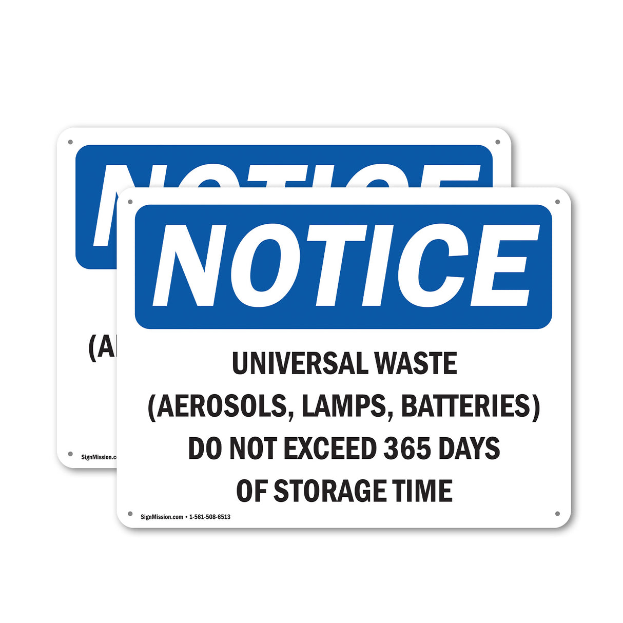 Universal Waste (Aerosols, Lamps, Batteries)