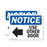 Use Other Door [Left Arrow]
