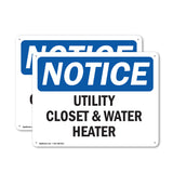 Utility Closet And Water Heater