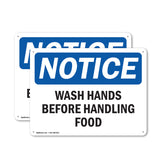 Wash Hands Before Handling Food