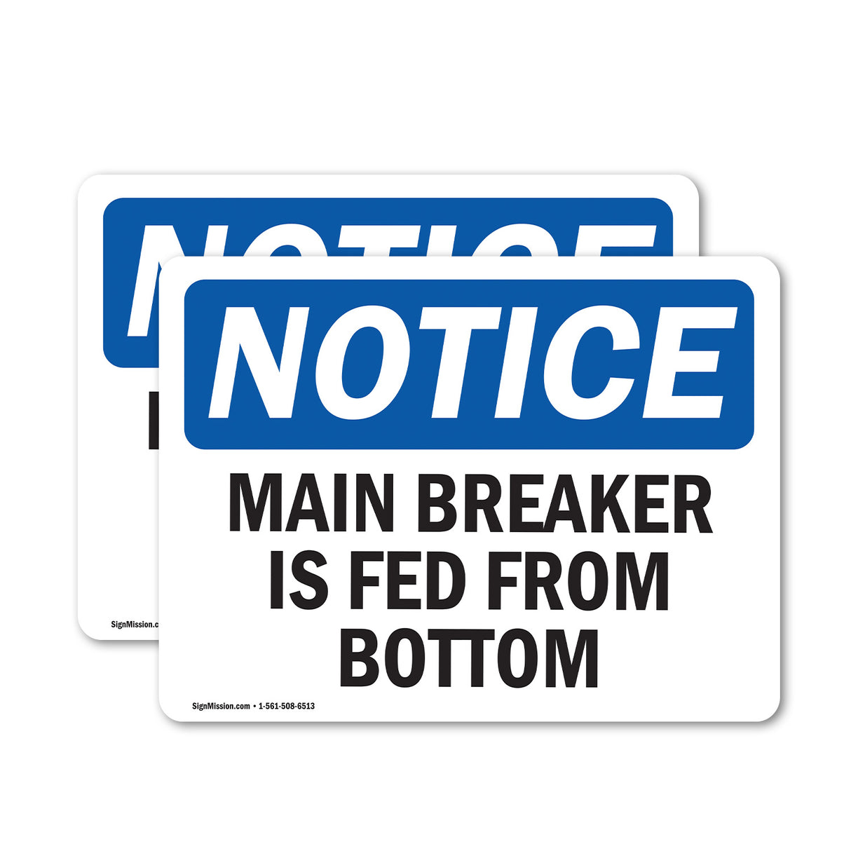 Main Breaker Is Fed From Bottom