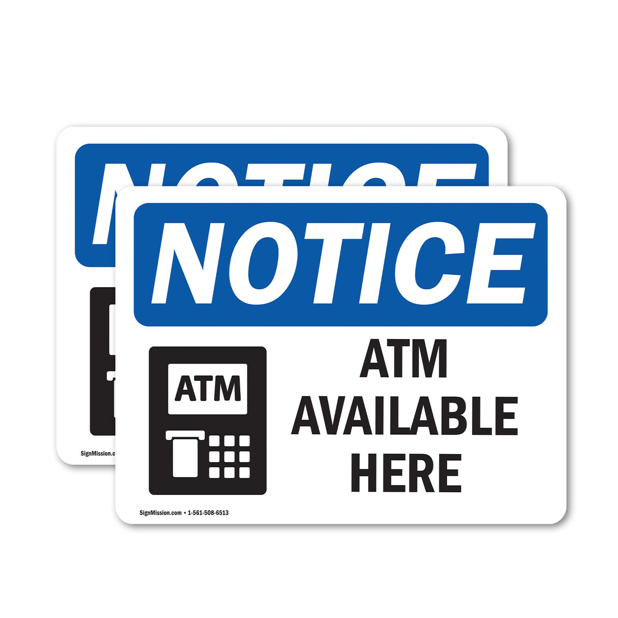 NOTICE ATM Available Here