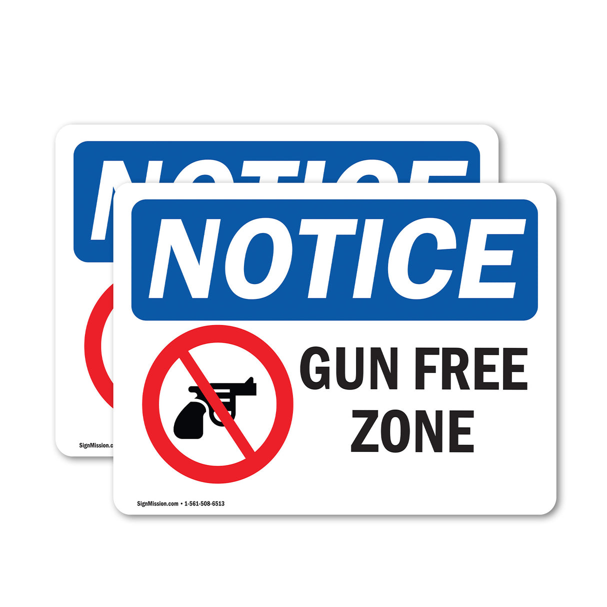 NOTICE Gun Free Zone