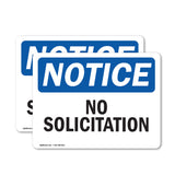 NOTICE No Solicitation