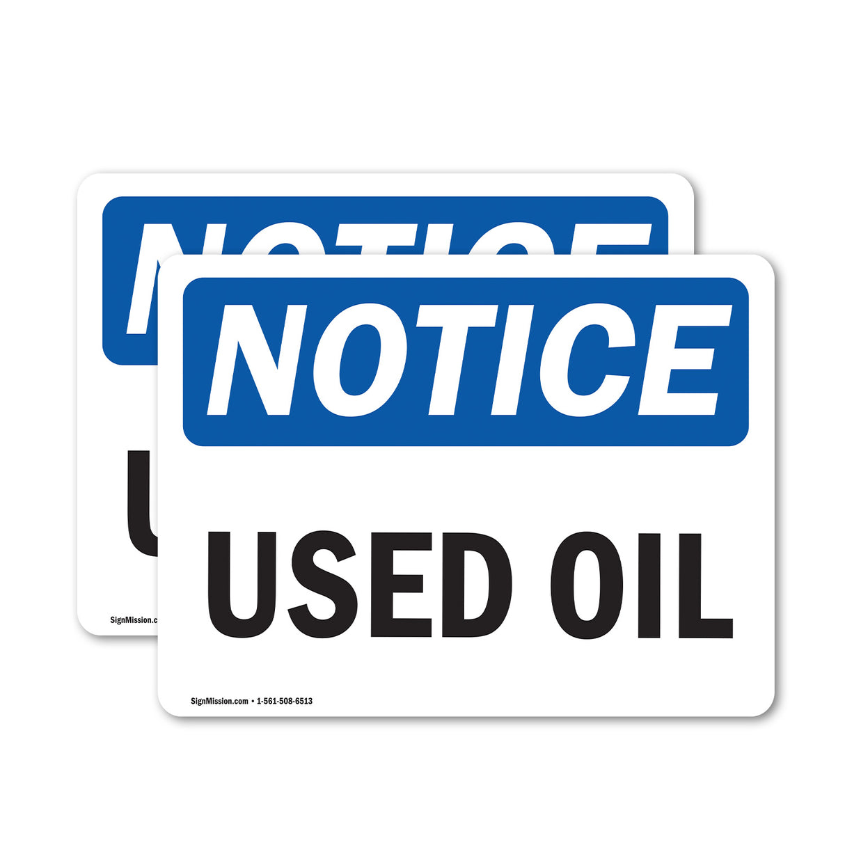 NOTICE Used Oil