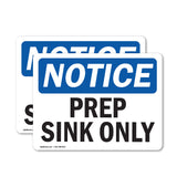 Prep Sink Only
