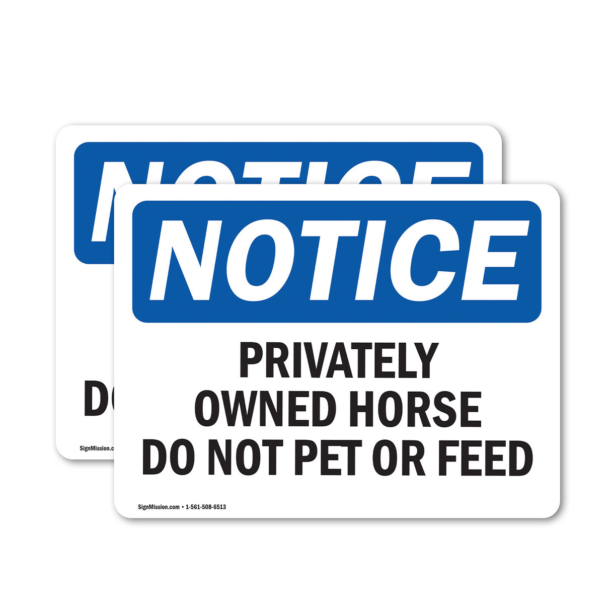 Privately Owned Horse Do Not Pet Or Feed