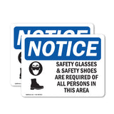 Safety Glasses & Safety Shoes
