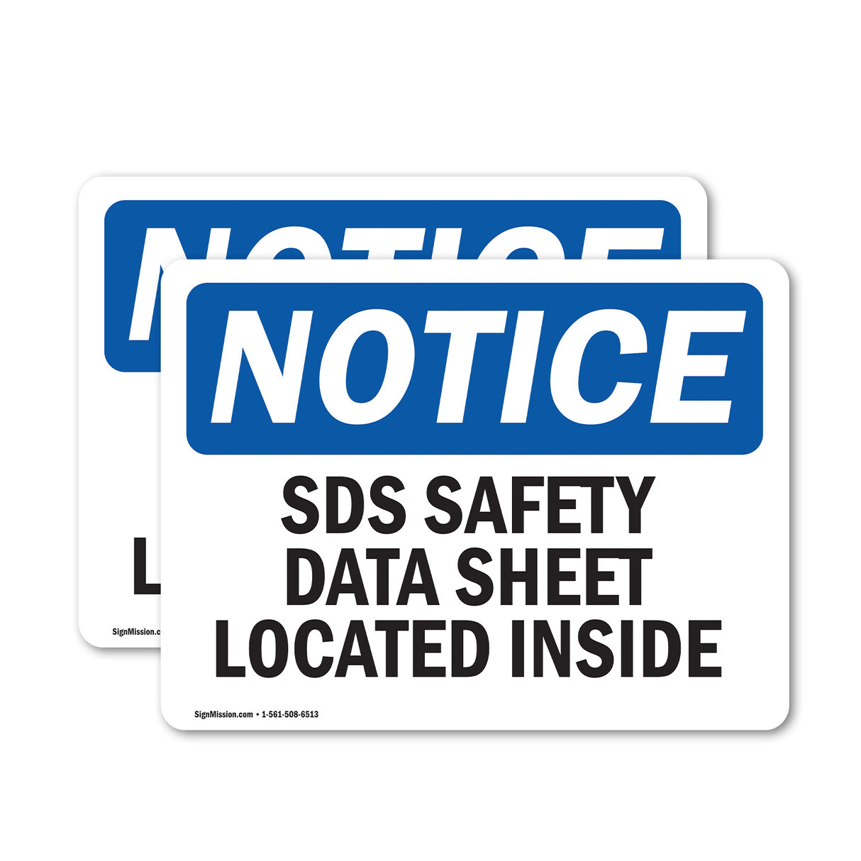 SDS Safety Data Sheet Located Inside