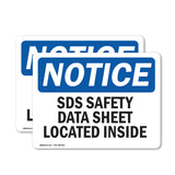 SDS Safety Data Sheet Located Inside
