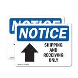 Shipping And Receiving Only [Up Arrow]