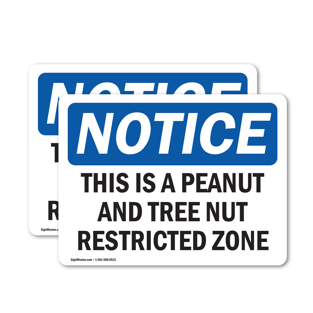 This Is A Peanut And Tree Nut Restricted Zone