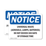 Universal Waste (Aerosols, Lamps, Batteries)