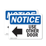 Use Other Door [Left Arrow]