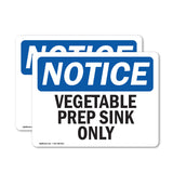Vegetable Prep Sink Only