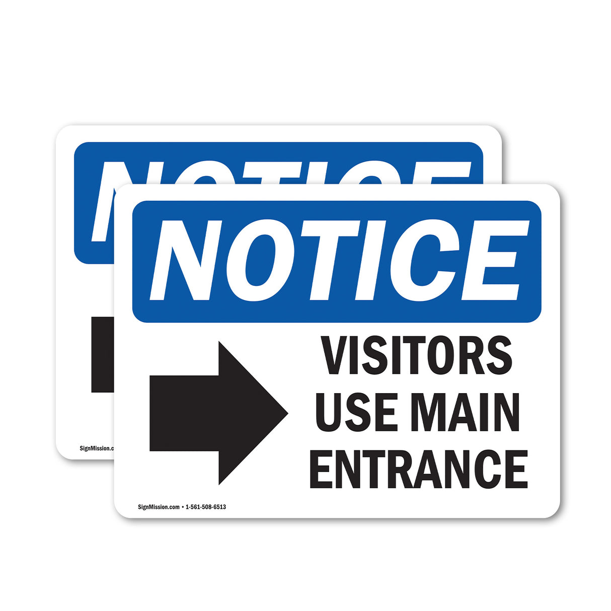Visitors Use Main Entrance [Right