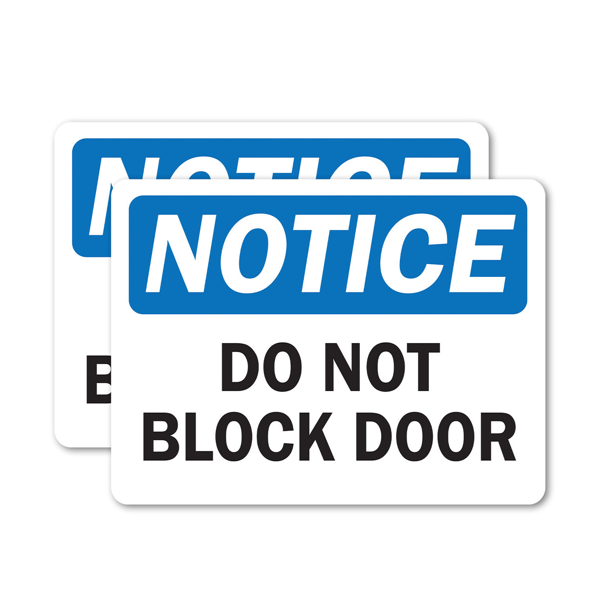 Do Not Block Door
