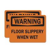 Floor Slippery When Wet