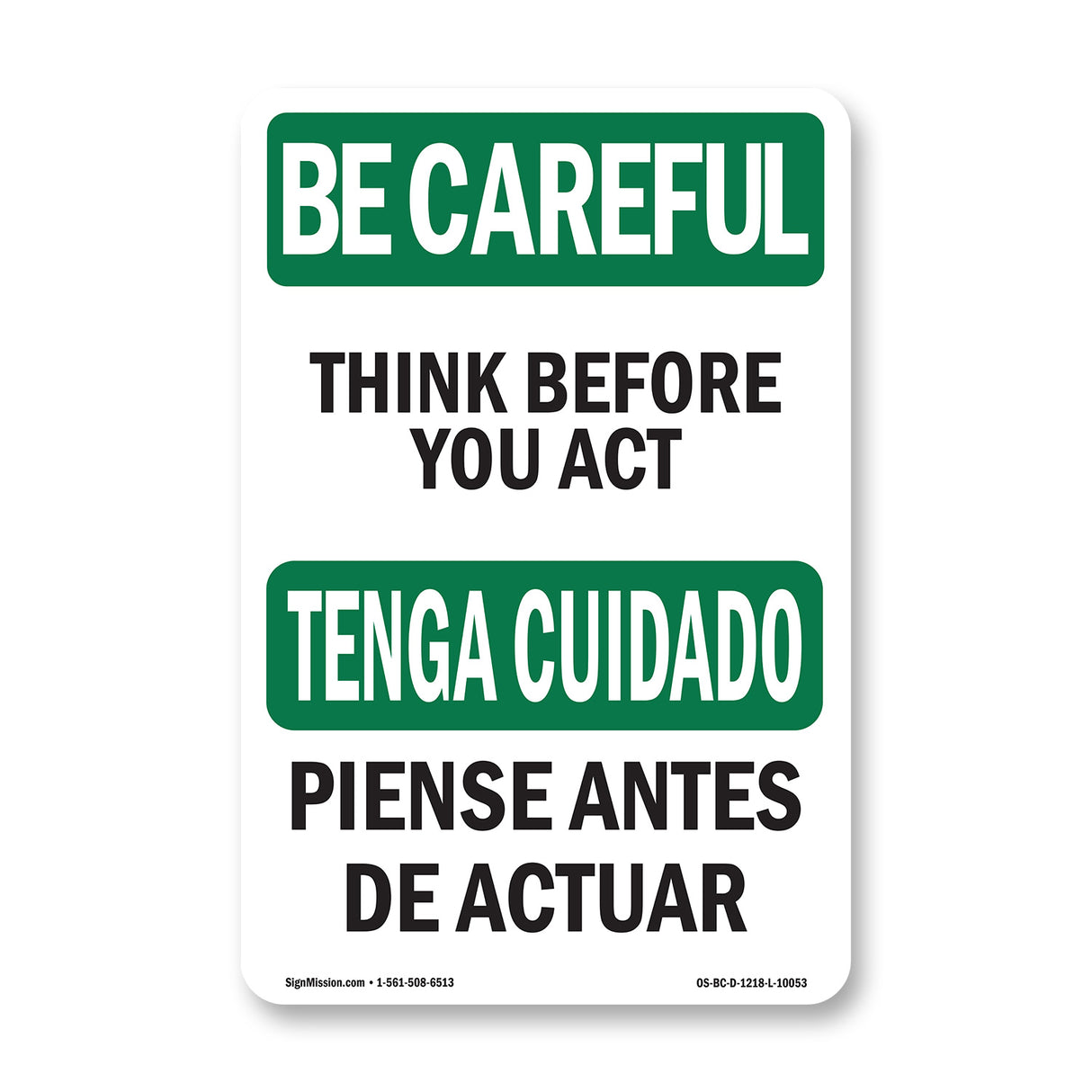 Think Before You Act