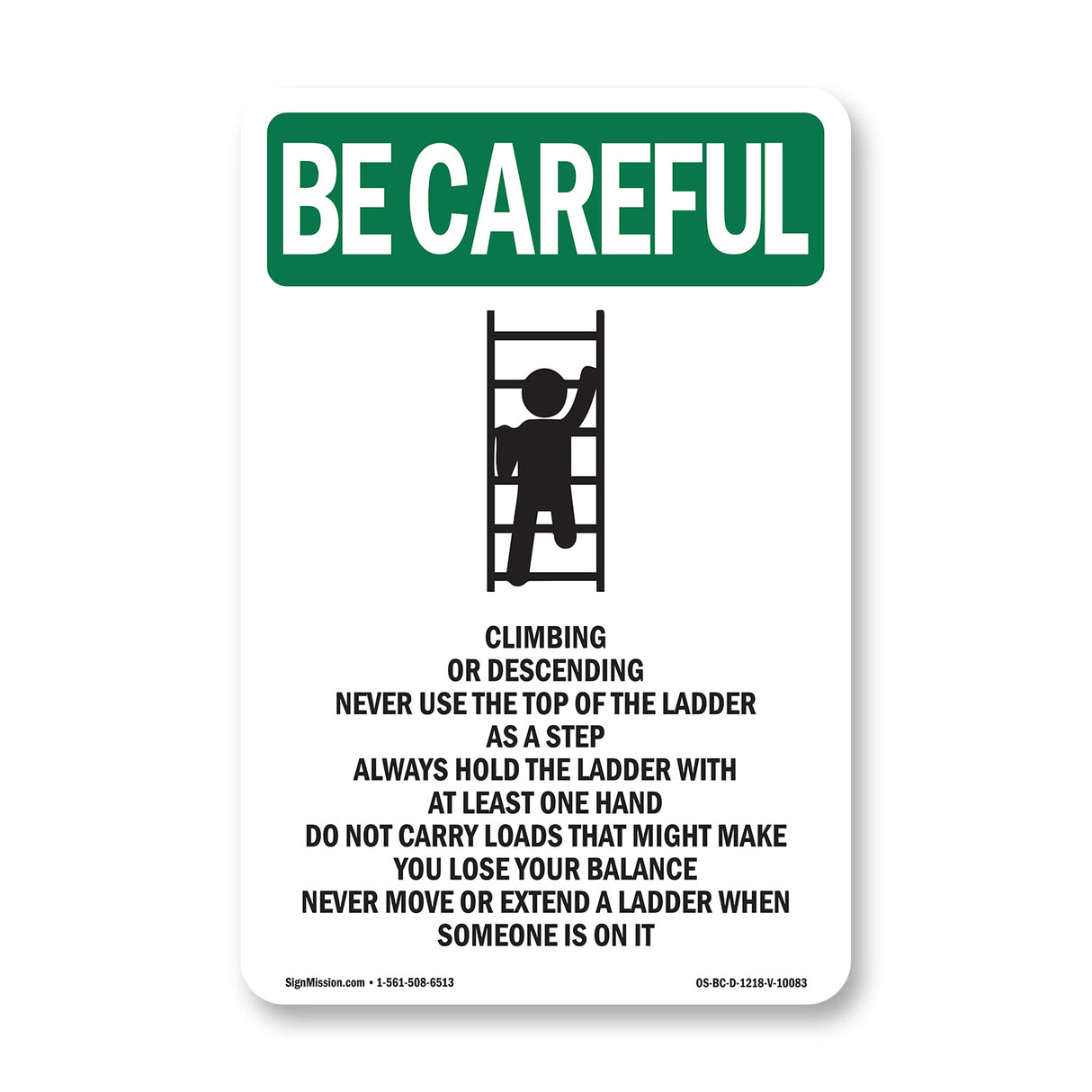 Always Face Ladder Safety Bilingual