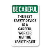 Safety Device Careful Worker